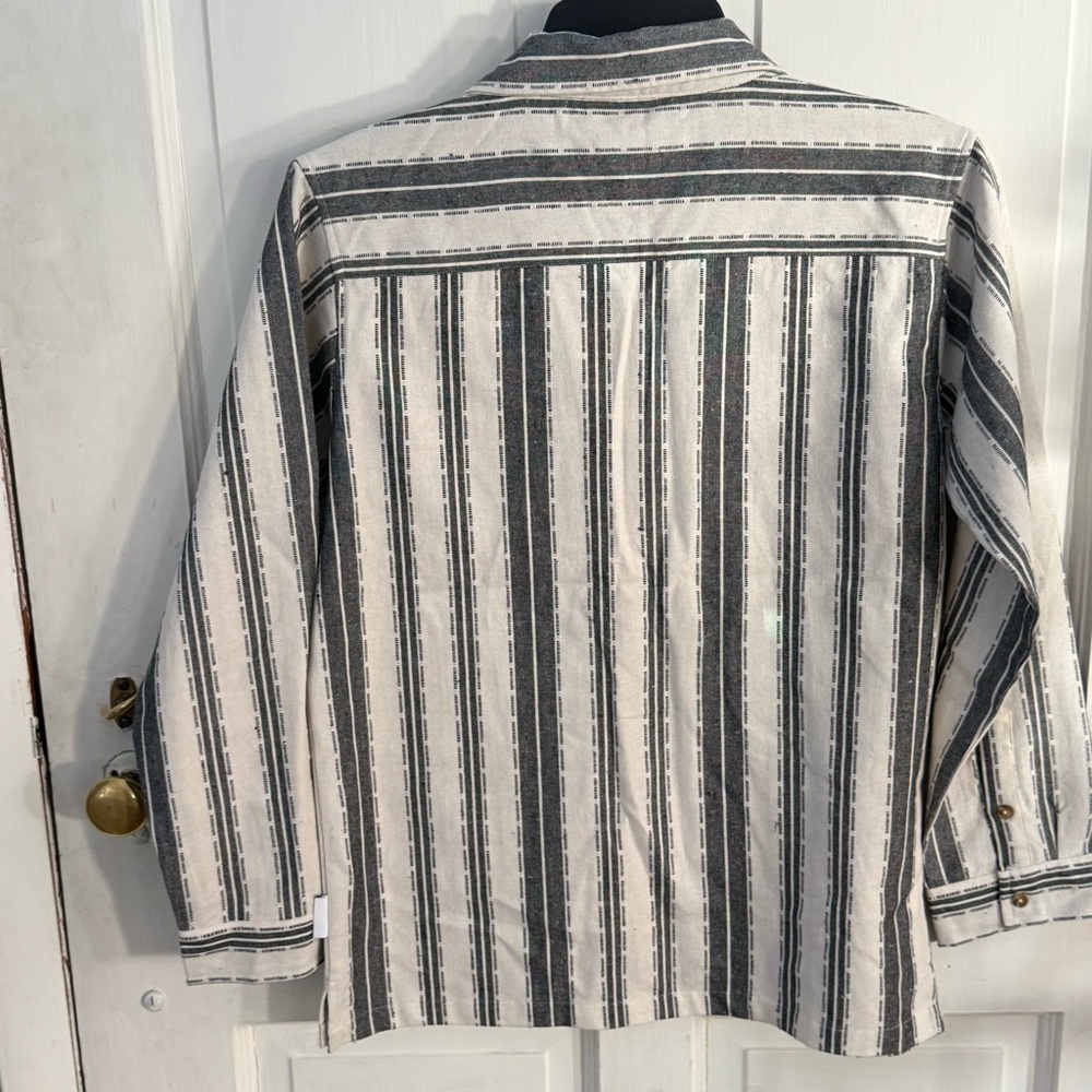 Striped Button-Up Shirt - Picture 2 of 3